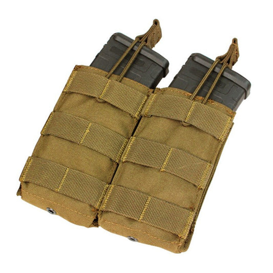 Condor Double Open Top M4/M16 Mag Pouch - Coyote Brown